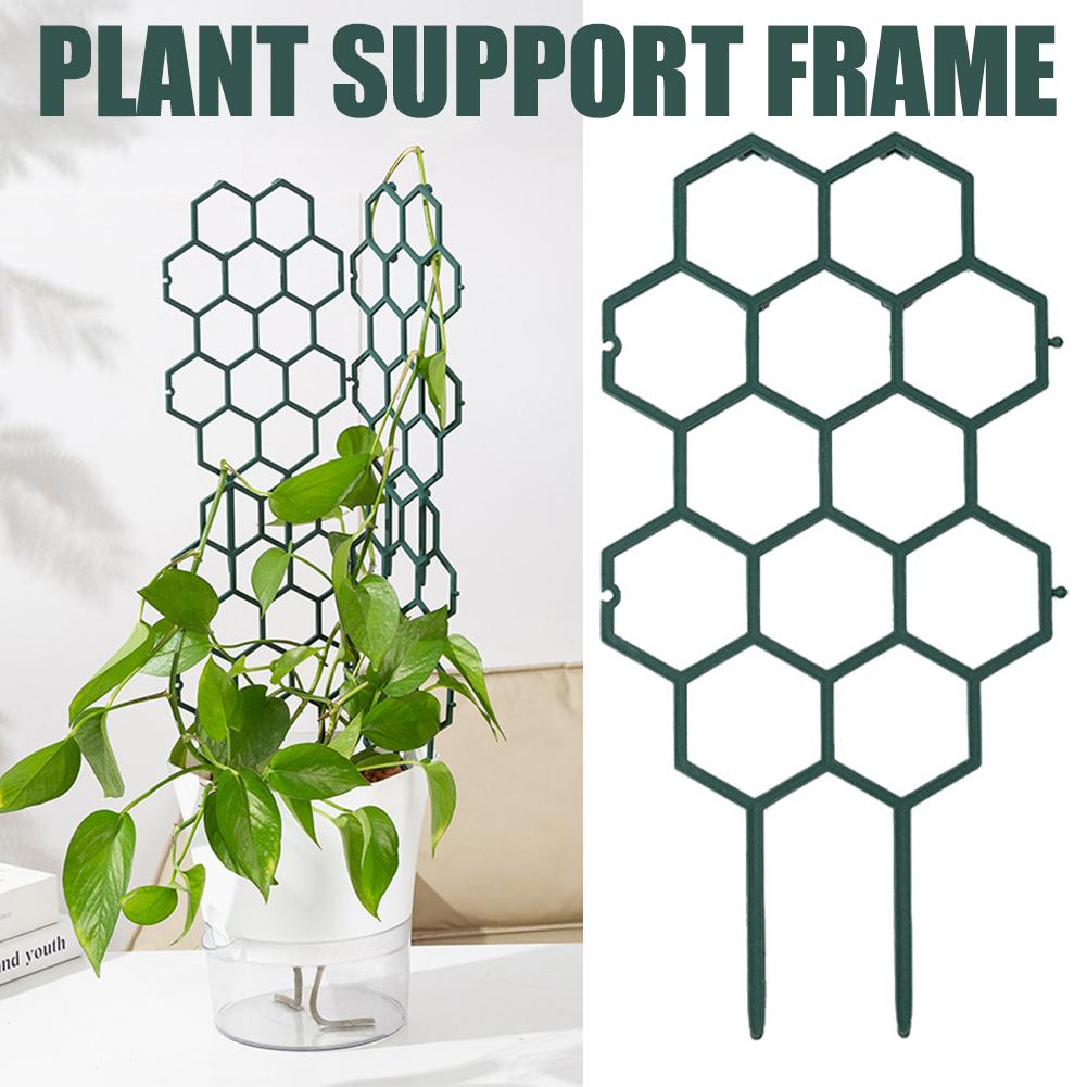 Gardening Tools For Vines - 1/2/5 個プラスチック植物サポートフレーム積み重ね可能な園芸ツール、つる性植物、つる、アイビー、花、ポット、拡張アクセサリー用