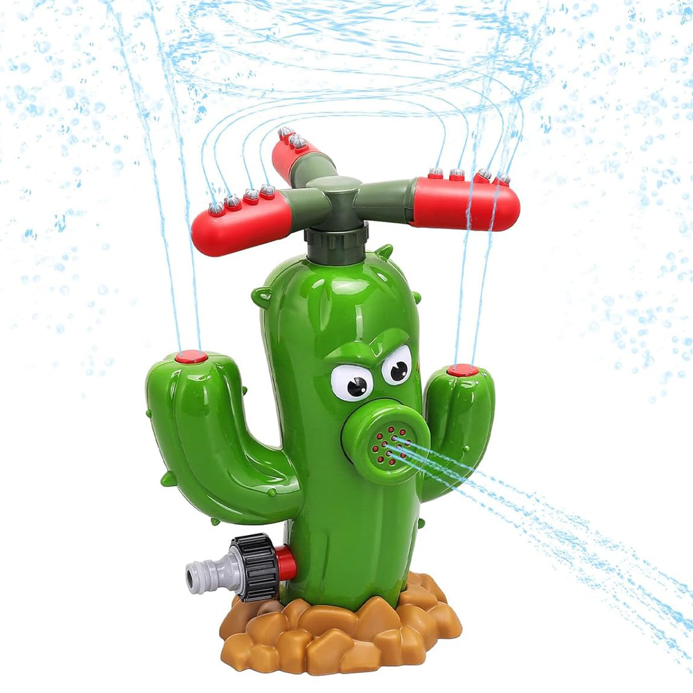 Gardening Tools Toddler - 水スプレーおもちゃサボテンスプリンクラー屋外裏庭庭水おもちゃ夏の庭漫画スプラッシュスプリンクラー子供用ベビーバスおもちゃ