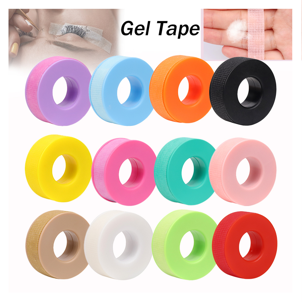 Grafting Tape - まつげエクステ用シリコンジェルテープ,まつげエクステ用,アイパッド,敏感な肌,通気性,偽のまつ毛,メイクアップツール