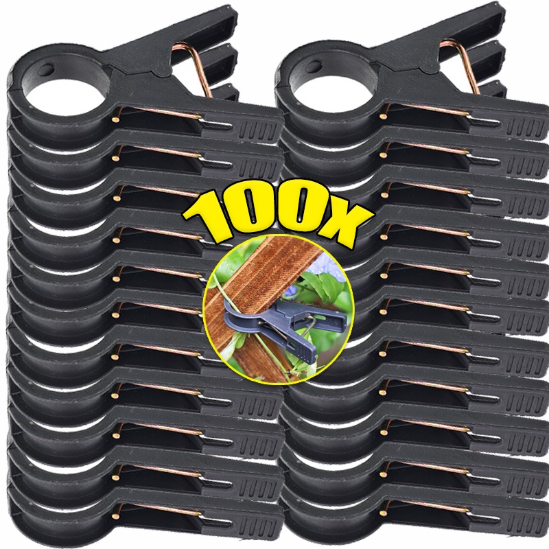 Gardening Tools For Vines - 新登場 100個/10個セット 植物サポートクリップ 再利用可能なガーデンブラケット トマト、キュウリ、つる性植物用クライミングツール BHL1155-cat