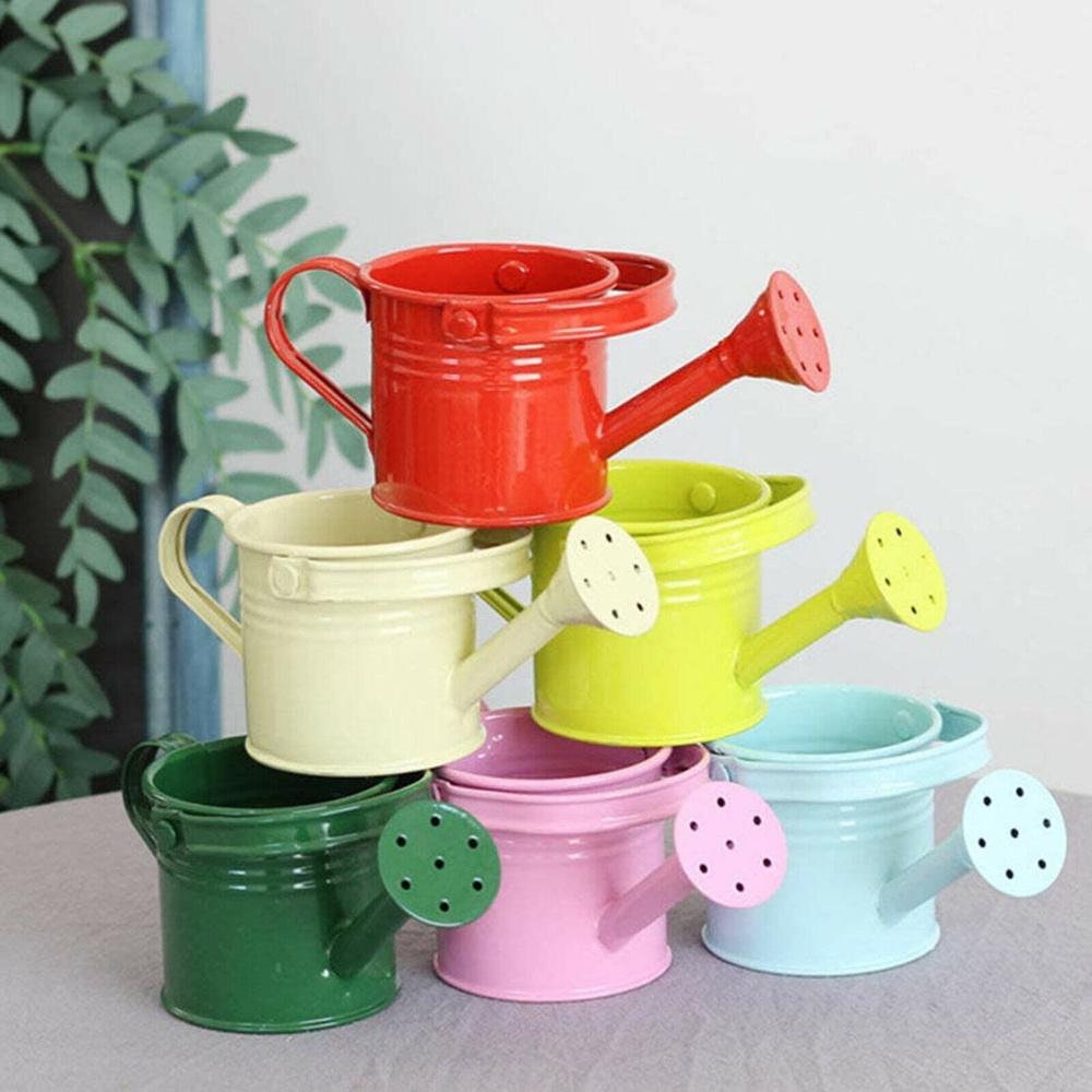 Gardening Tools Kids - 子供と大人のための金属製の水スプレーポット,庭のケトル,小さなスプレーポット,リング,大容量,新しい