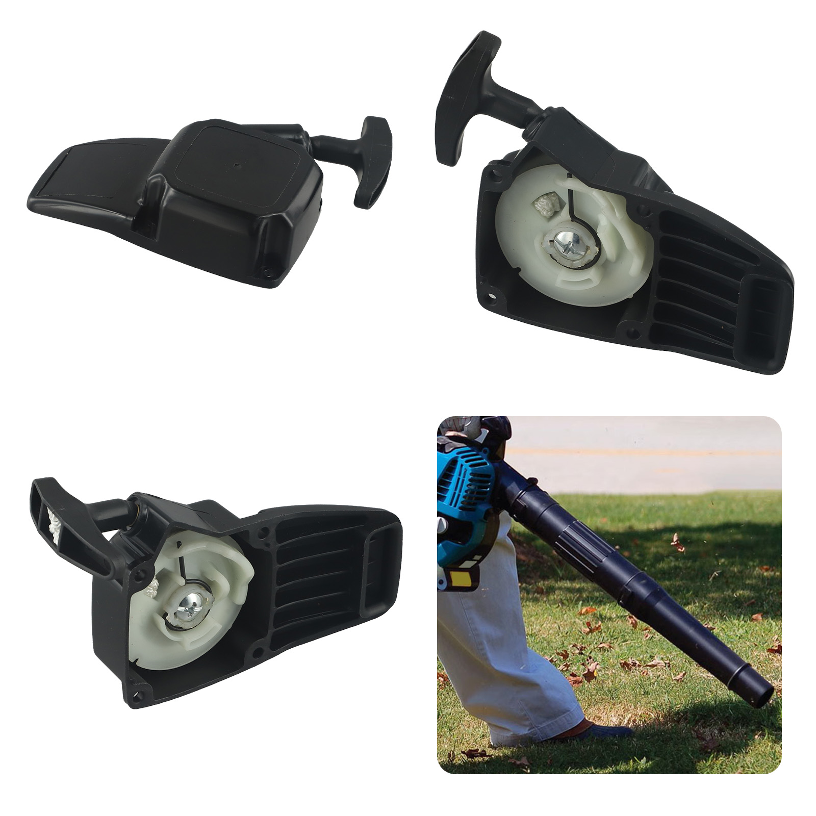 Gardening Tools Must Haves - このプラスチック製リコイルスターターは、FH25やBXX500シリーズを含む重要な機械に必須の部品です。
