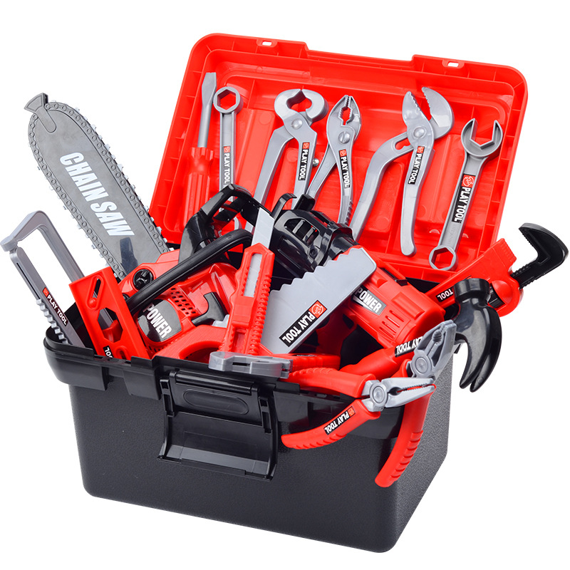 Gardening Tools Kids Set - キッズツールセットごっこ遊びドリルおもちゃドライバーツールボックス、ロールプレイ建設キット、男の子幼児への誕生日プレゼント