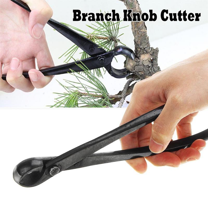 Bonsai Tool Set - 1PC 210 ミリメートルプロフェッショナルラウンドエッジ凹面ノブ枝カッターガーデン盆栽ツール剪定鋏
