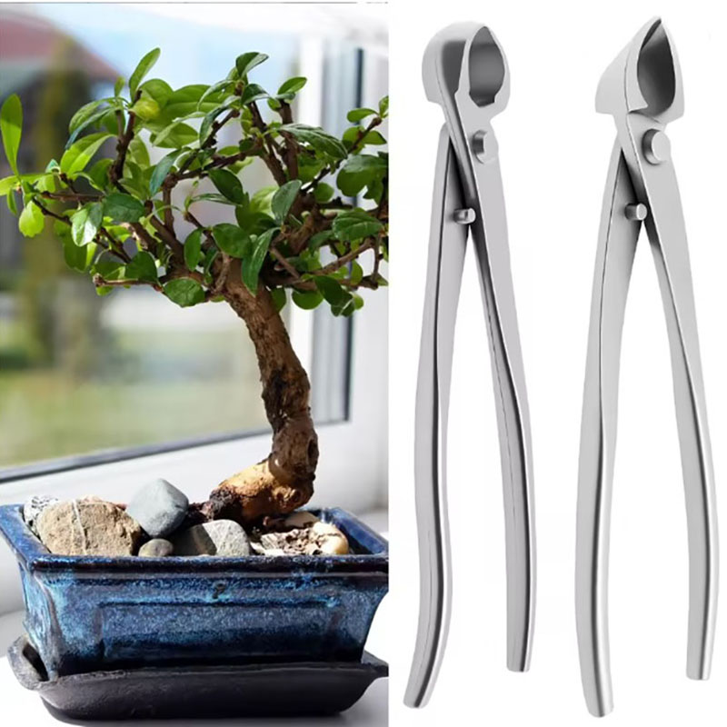 Bonsai Tool Set - 2個入り 210mm ステンレス製 盆栽道具セット ガーデンツール ノブカッター