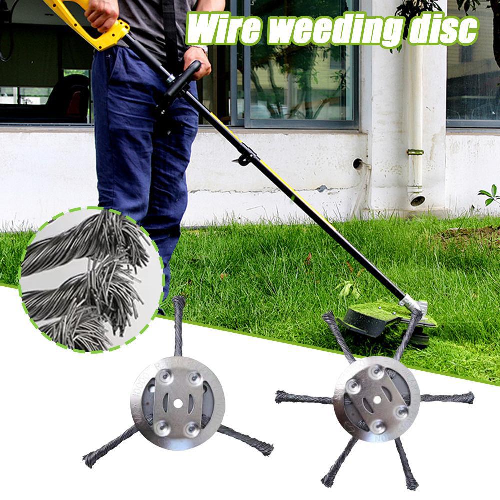 Gardening Tools Gift Set - ユニバーサルブラシカッターヘッド 6/3 ヘッド鋼線ホイールトリマー芝生雑草庭
