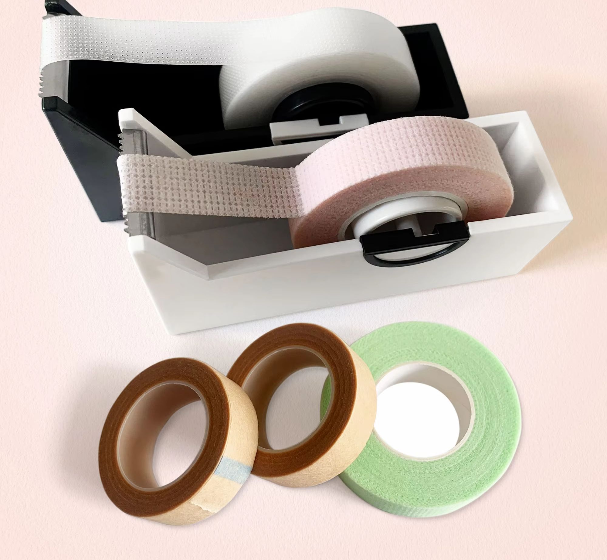 Grafting Tape - つけまつげエクステ用粘着テープカッター,プラスチック,エクステンション用,1ユニット