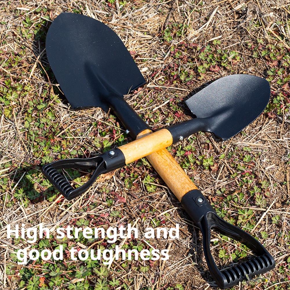 Gardening Tools Kids Set - 36 センチメートルガーデンシャベル木製ハンドル付きステンレス鋼ミニ植栽掘削実用ツール花野菜子供大人のおもちゃ