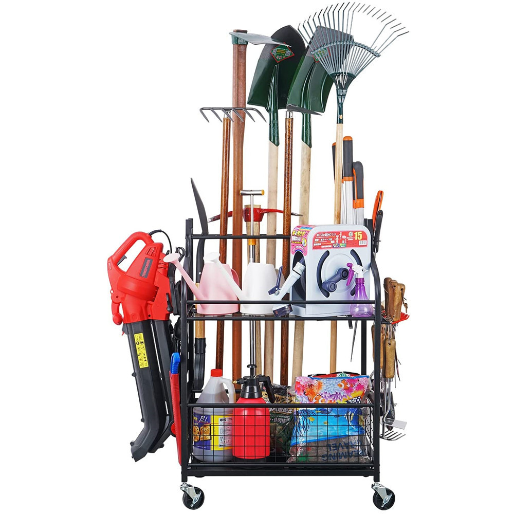 Gardening Yard Tools - ガーデンツールオーガナイザー、庭用具整理、ガレージツールホルダー、物置屋外用