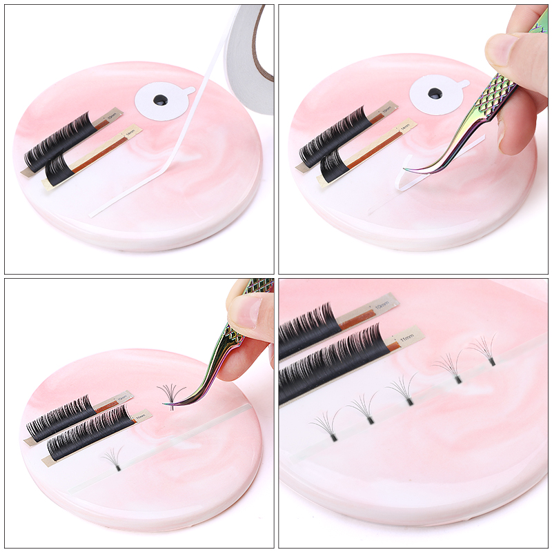 40メートル/セット簡単ファンテープ3Dボリュームまつげエク - Grafting Tape のレビューと価格