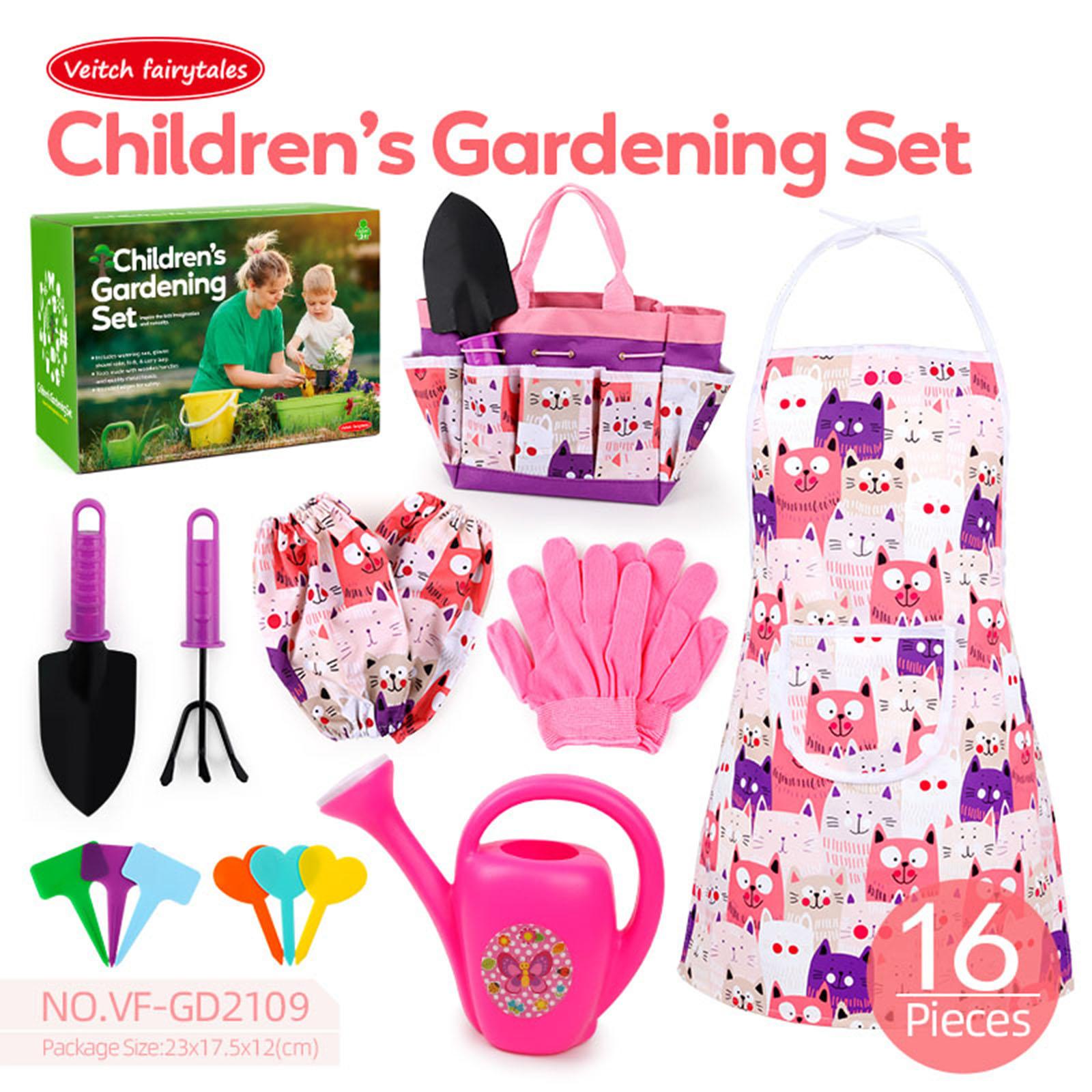 子供用ガーデンツールセット、トートバッグ付きアクティビティセ - Gardening Tools Toddler のレビューと価格