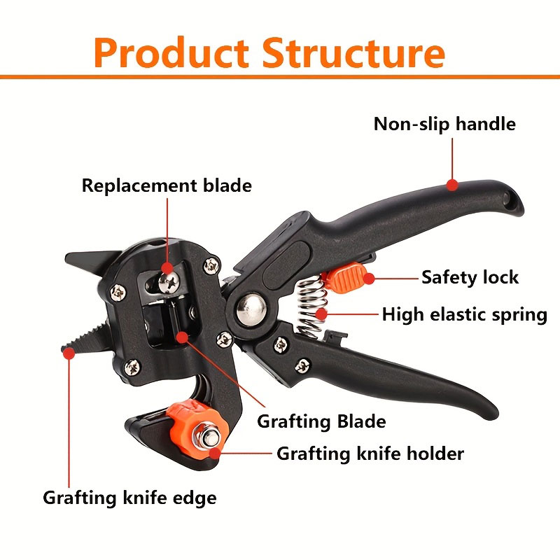バイパス剪定鋏 工業用グレード ステンレス鋼 滑り止めグリッ - Gardening Tools For Vines のレビューと価格