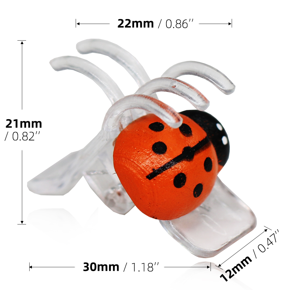 10-800PCSテントウムシ蘭クリップカラフルな5爪クラン - Gardening Tools Kids のレビューと価格