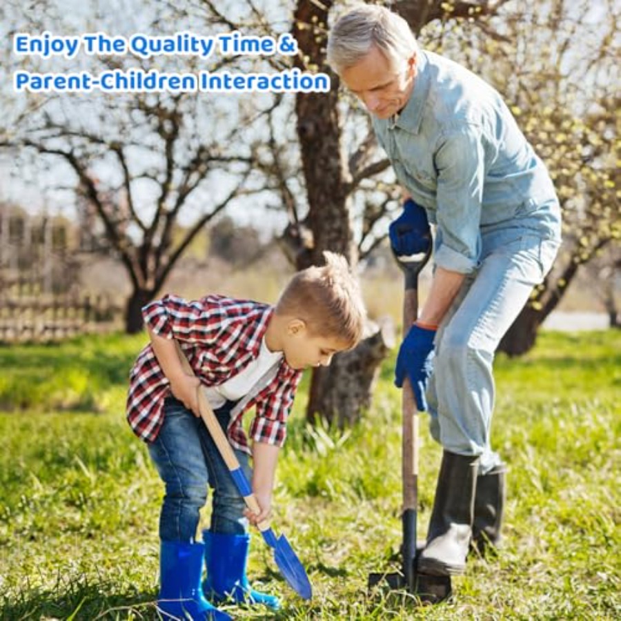 ガーデンツールセット：安全な幼児用サイズの鍬、熊手、シャベル - Gardening Tools Toddler のレビューと価格