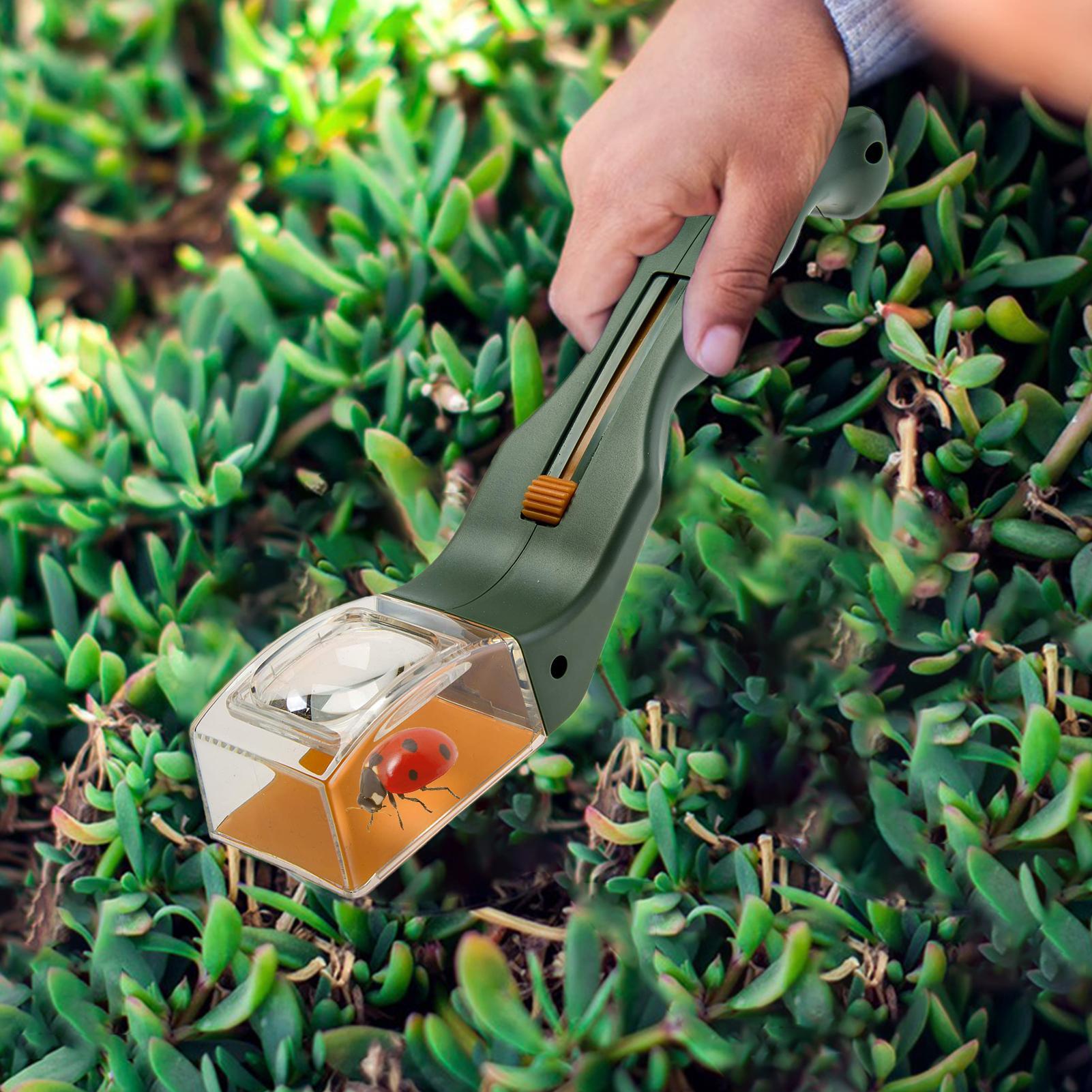 子供用虫眼鏡 5倍拡大鏡 クイックリリース教育用クリア探検ツ - Gardening Tools Kids のレビューと価格