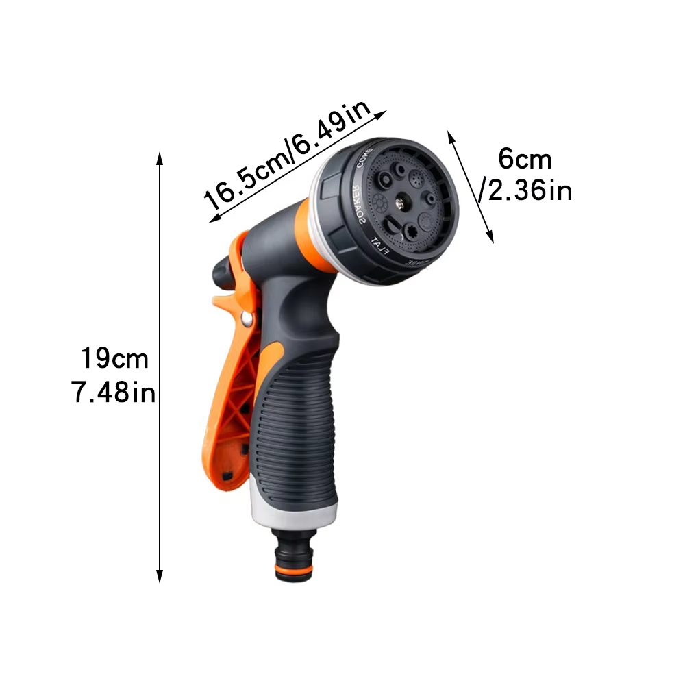 1 セットガーデンウォーターガンホースノズル多機能家庭用洗車 - Gardening Yard Tools のレビューと価格