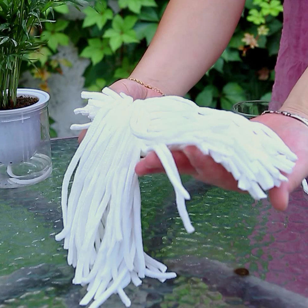 100 個吸水綿ロープ植物の根用自己散水システムプランターポ - Self-Watering Planter のレビューと価格