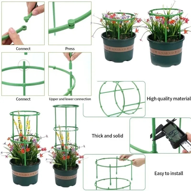 植物サポートパイルガーデン半円形フラワースタンドケージ植物成 - Gardening Tools For Vines のレビューと価格