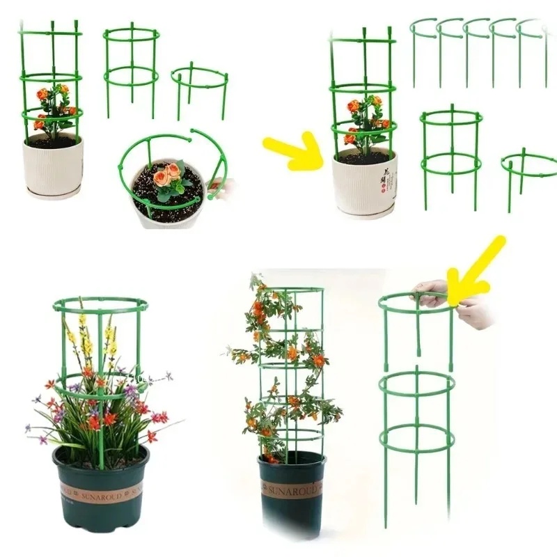 植物サポートパイルガーデン半円形フラワースタンドケージ植物成 - Gardening Tools For Vines のレビューと価格