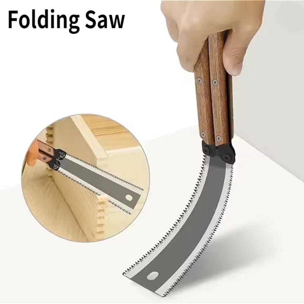 和風両刃折りたたみハンドソー 木製ハンドル付き 木工DIY  - Gardening Hand Tools Japanese のレビューと価格