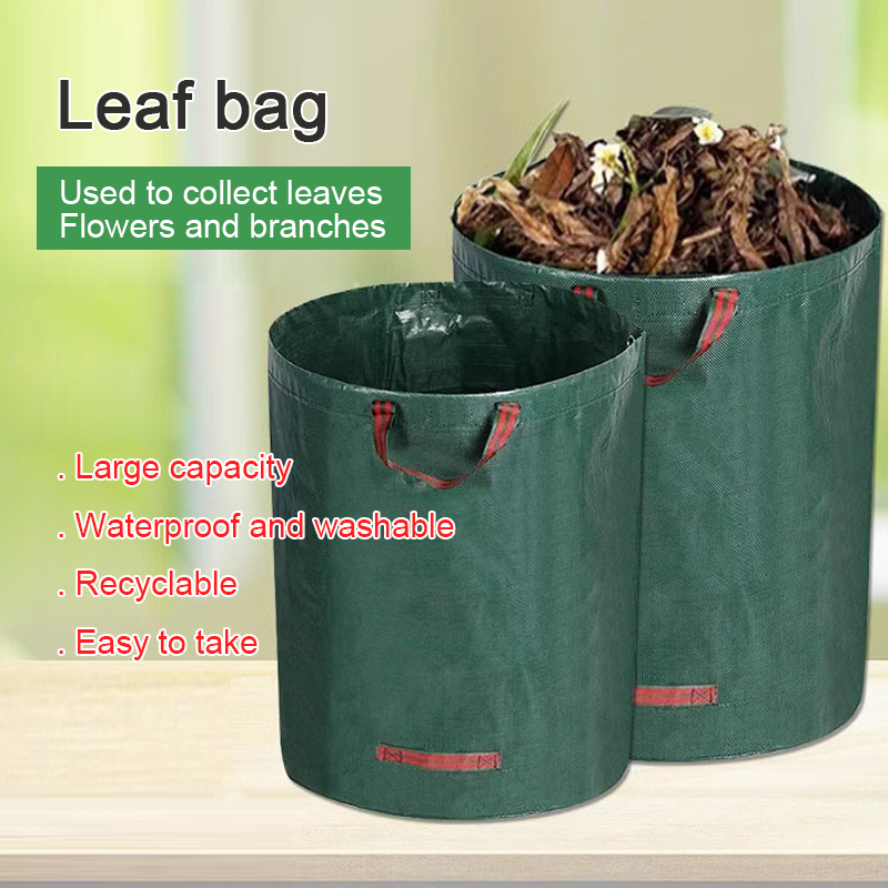 大容量ガーデンリーフバッグ枝や落ち葉収集バッグダークグリーン - Grow Bags のレビューと価格