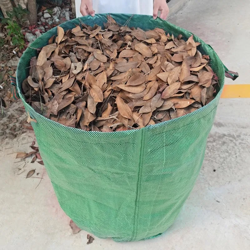 大容量ガーデンリーフバッグ枝や落ち葉収集バッグダークグリーン - Grow Bags のレビューと価格