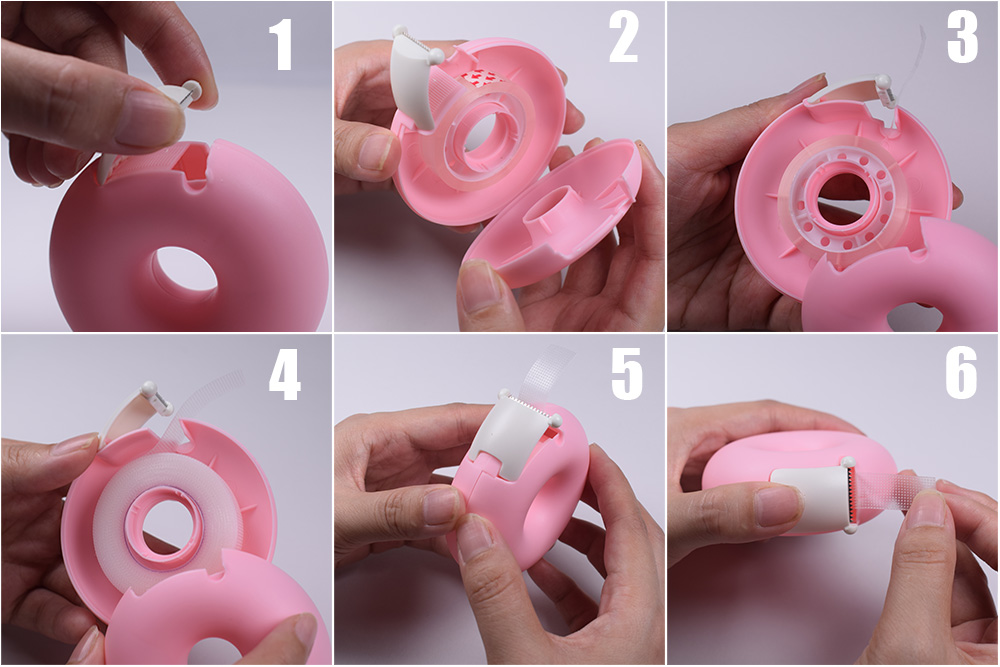 つけまつげエクステ,丸い形,ハートカッター,粘着テープホルダ - Grafting Tape のレビューと価格