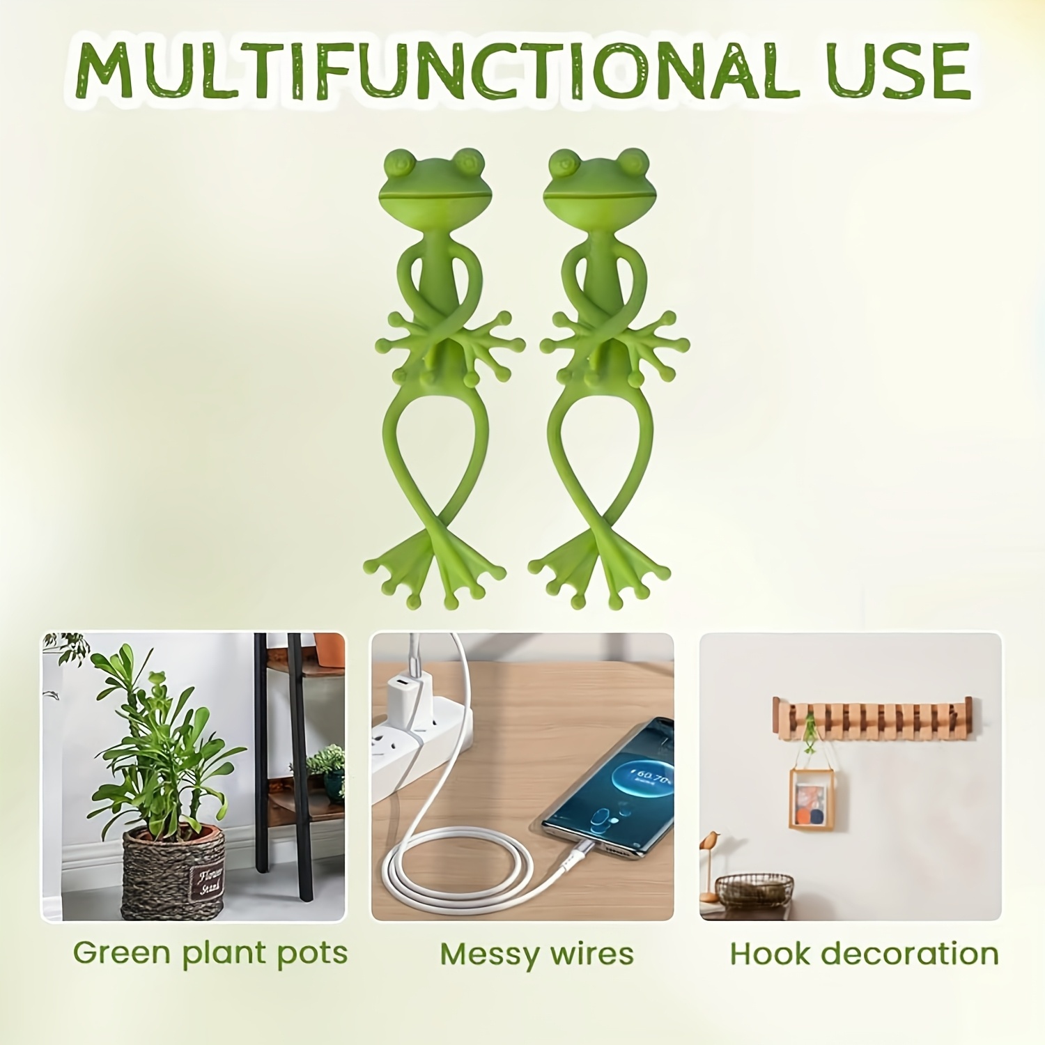 クリエイティブグリーンフロッグ植物固定クリップ、つる性植物固 - Gardening Tools For Vines のレビューと価格