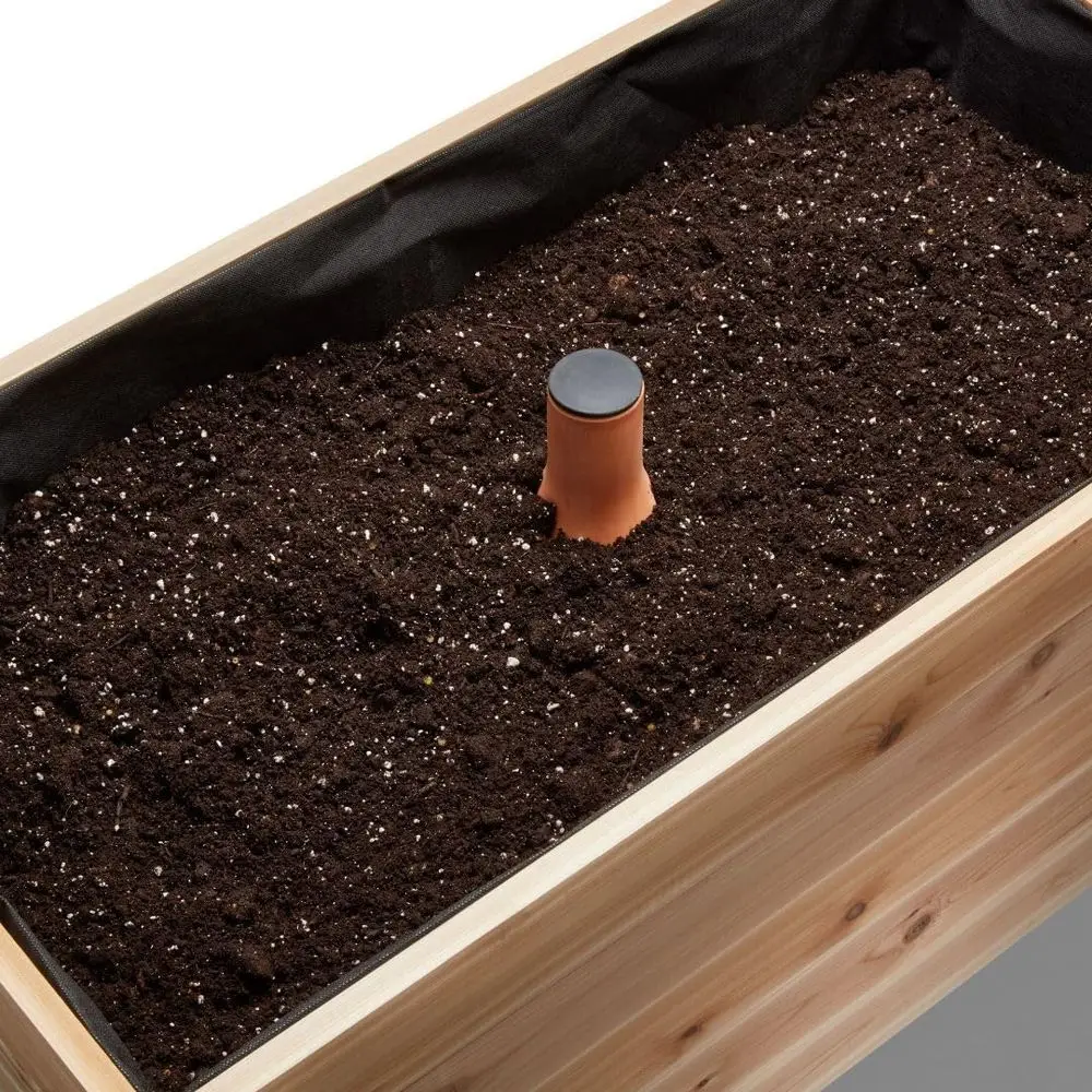 自動給水セラミックオラポット（中型の高床式菜園やプランター用 - Self-Watering Planter のレビューと価格