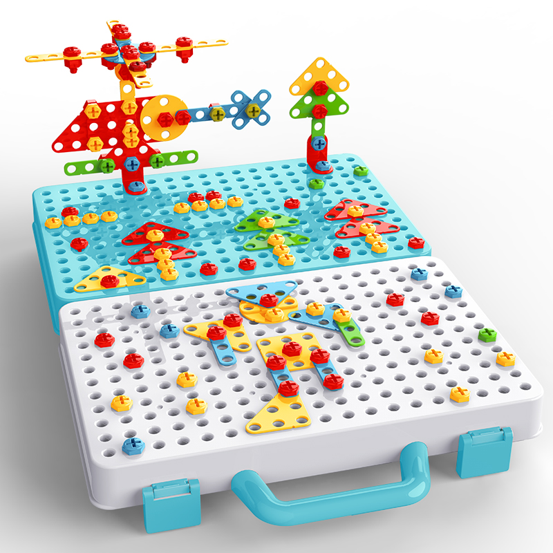 電気ドリルナット分解マッチツールおもちゃ子供教育組み立てブロ - Gardening Tools Kids Set のレビューと価格