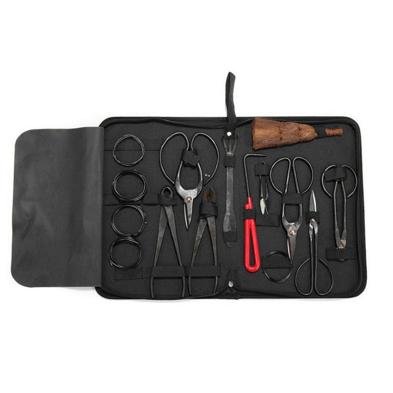 盆栽ツールセット炭素鋼多機能はさみキットガーデンプルーニング - Bonsai Tool Set のレビューと価格