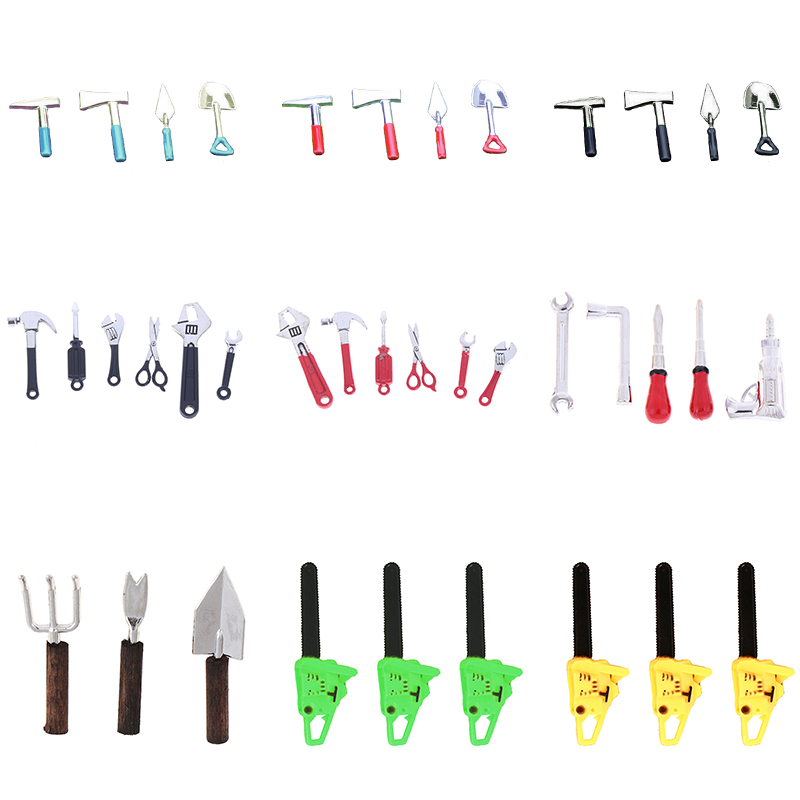 3/4/5/6本ドールハウスのミニチュア修理キットアクセサリ - Gardening Tools Gift Set のレビューと価格