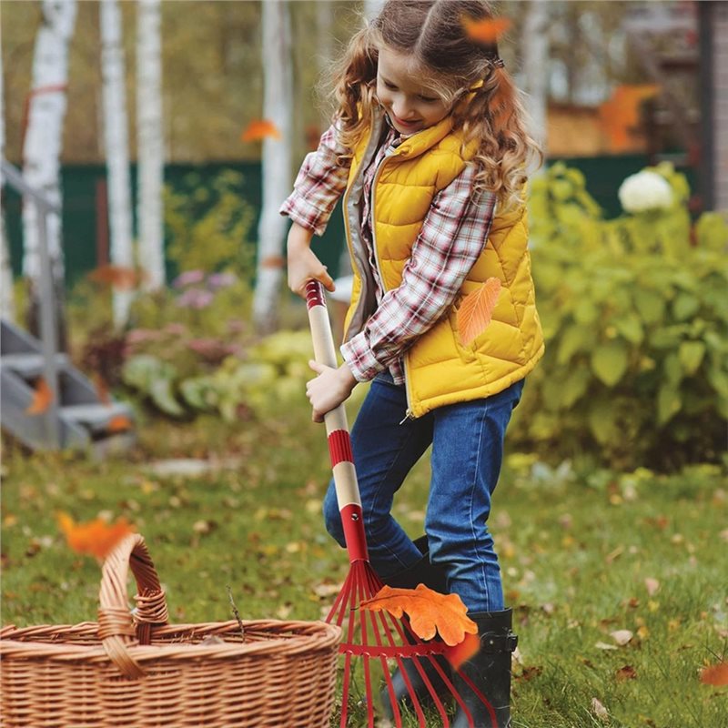 B05C-子供用ガーデンツールセット 4点セット-木製-葉か - Gardening Tools Kids Set のレビューと価格