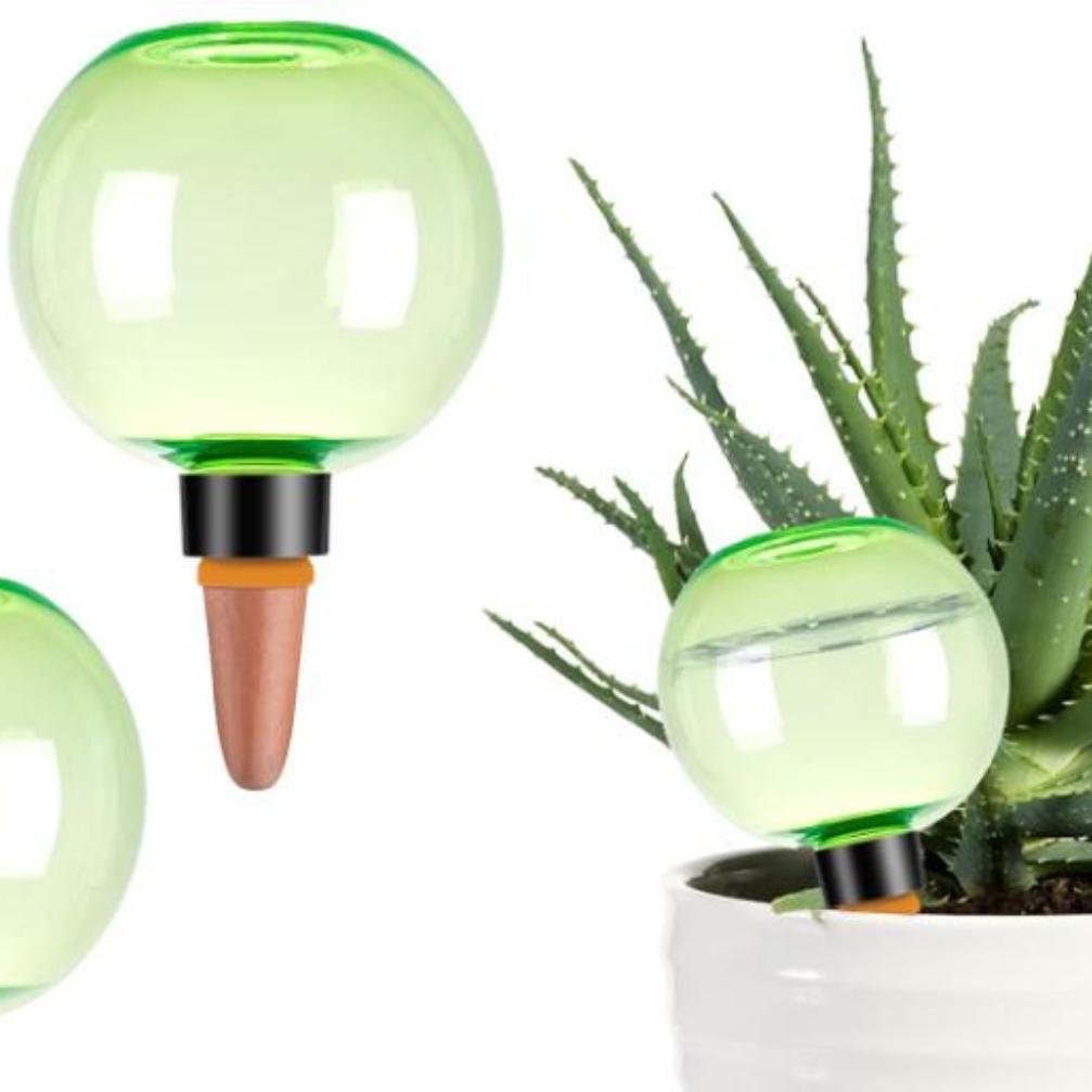 3個入り大型植物自動給水グローブ、プラスチック製水球、自動給 - Self-Watering Planter のレビューと価格