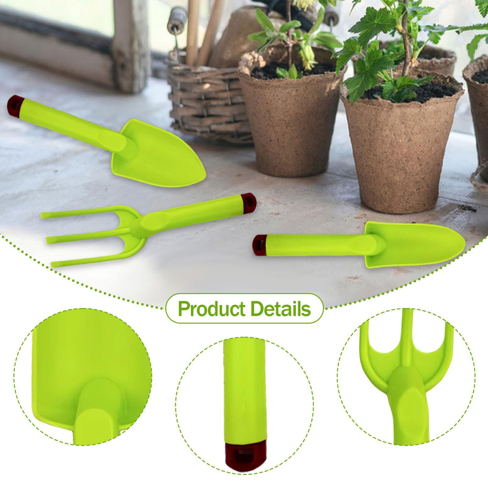 ミニキッズガーデニングツールポータブルレーキシャベルセット屋 - Gardening Tools Kids Set のレビューと価格