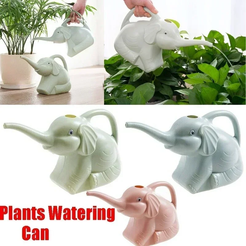 かわいいプラスチック象の形じょうろ缶植物屋外灌漑ガーデニング - Gardening Tools Kids のレビューと価格
