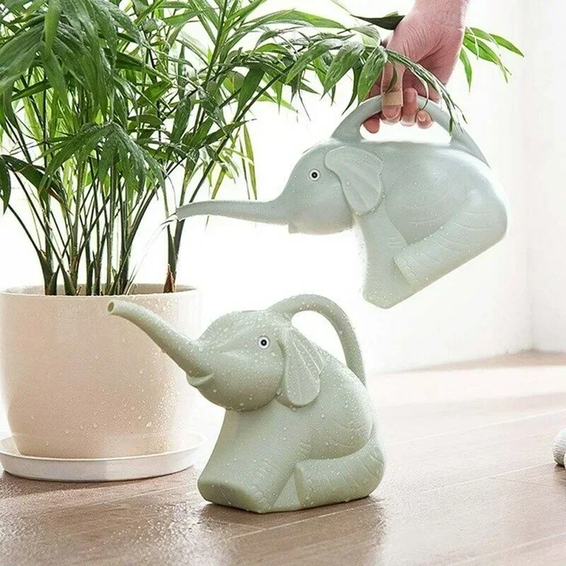 かわいいプラスチック象の形じょうろ缶植物屋外灌漑ガーデニング - Gardening Tools Kids のレビューと価格