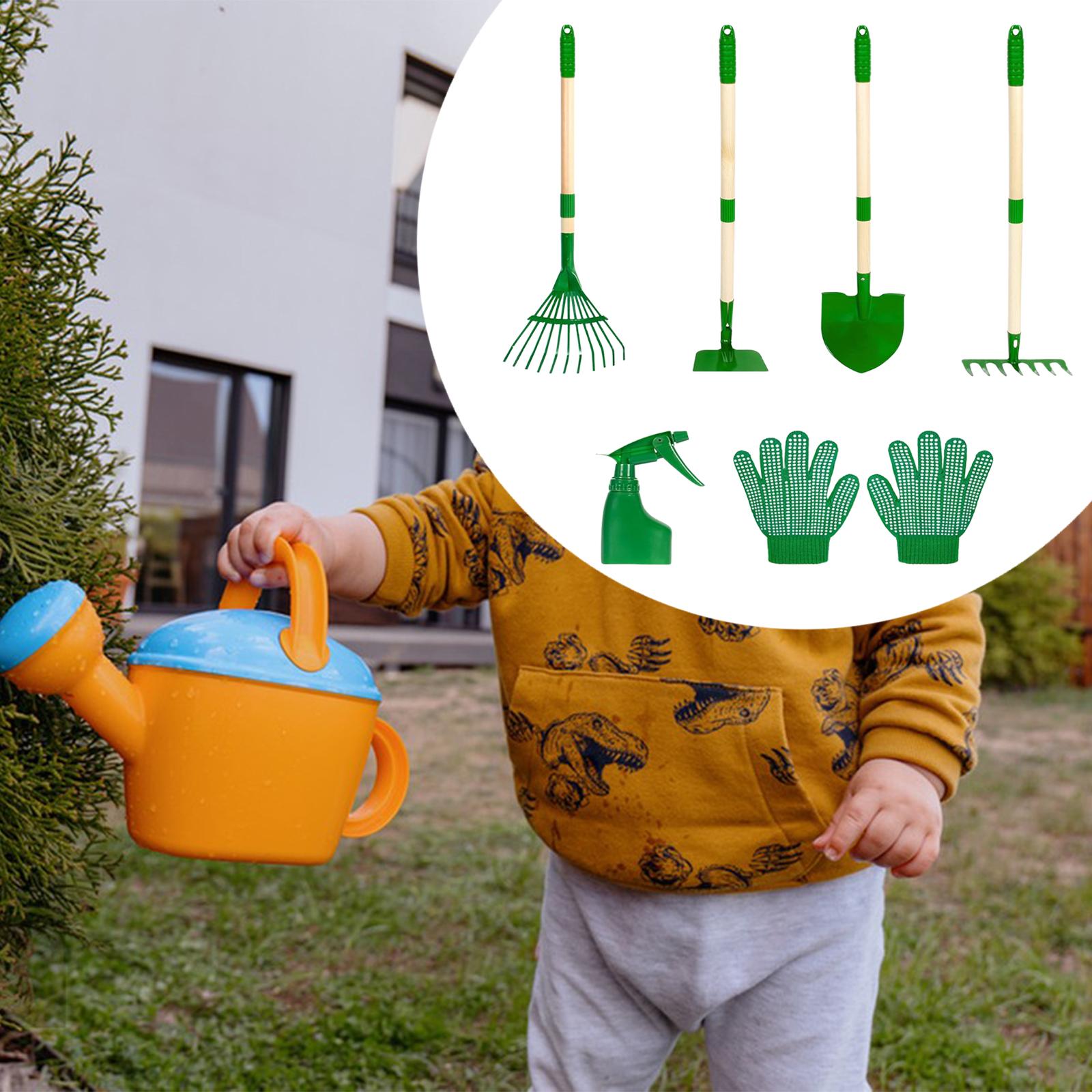 6x キッズガーデニングツールセット屋外掘削雑草おもちゃ誕生 - Gardening Tools Kids Set のレビューと価格