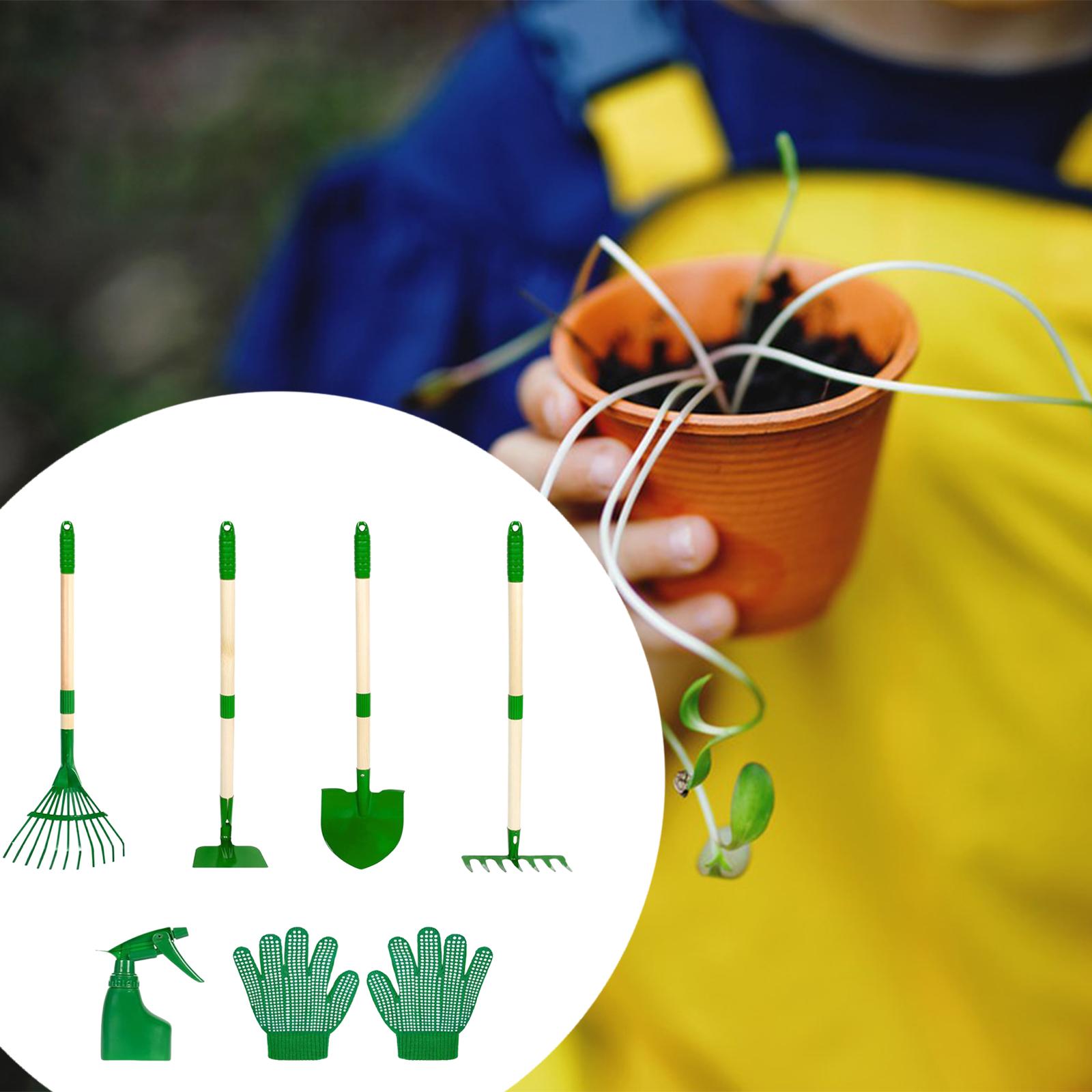 6x キッズガーデニングツールセット屋外掘削雑草おもちゃ誕生 - Gardening Tools Kids Set のレビューと価格