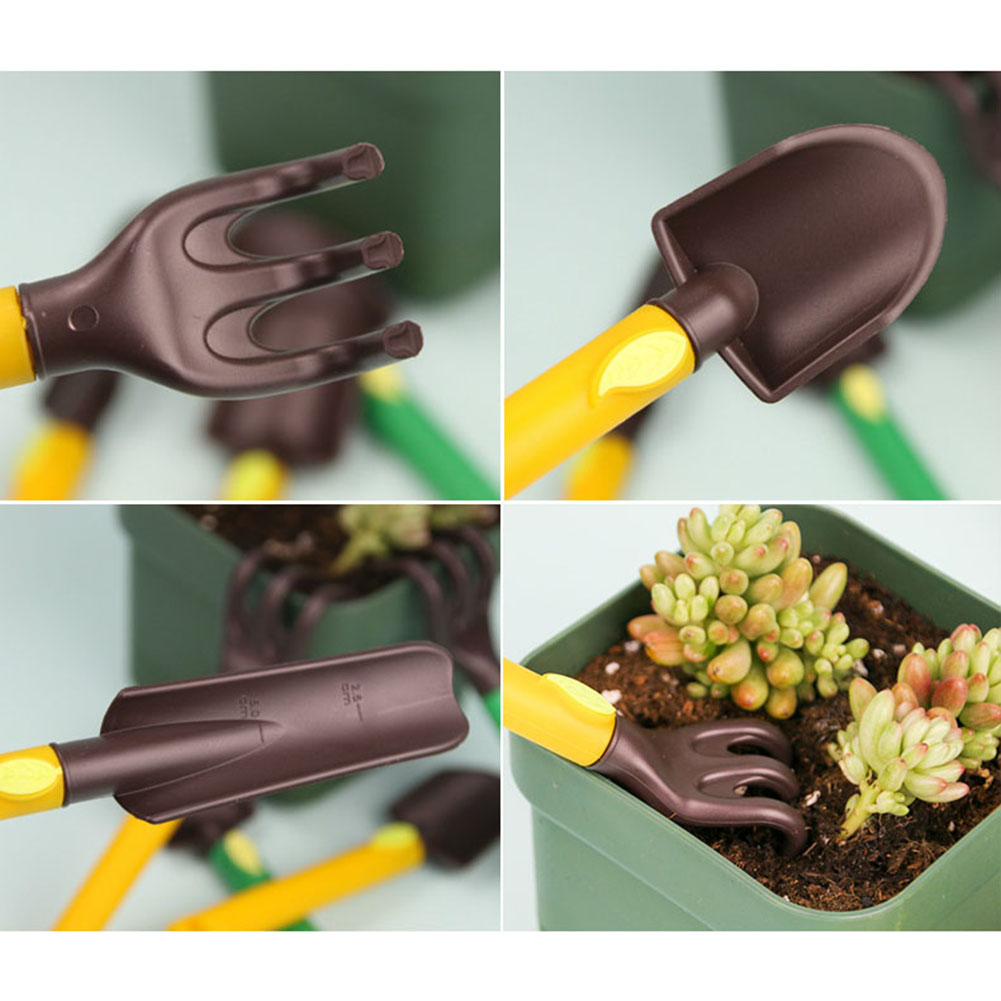 3 個子供用ガーデニングツールキットプラスチック安全ガーデニ - Gardening Tools Kids Set のレビューと価格