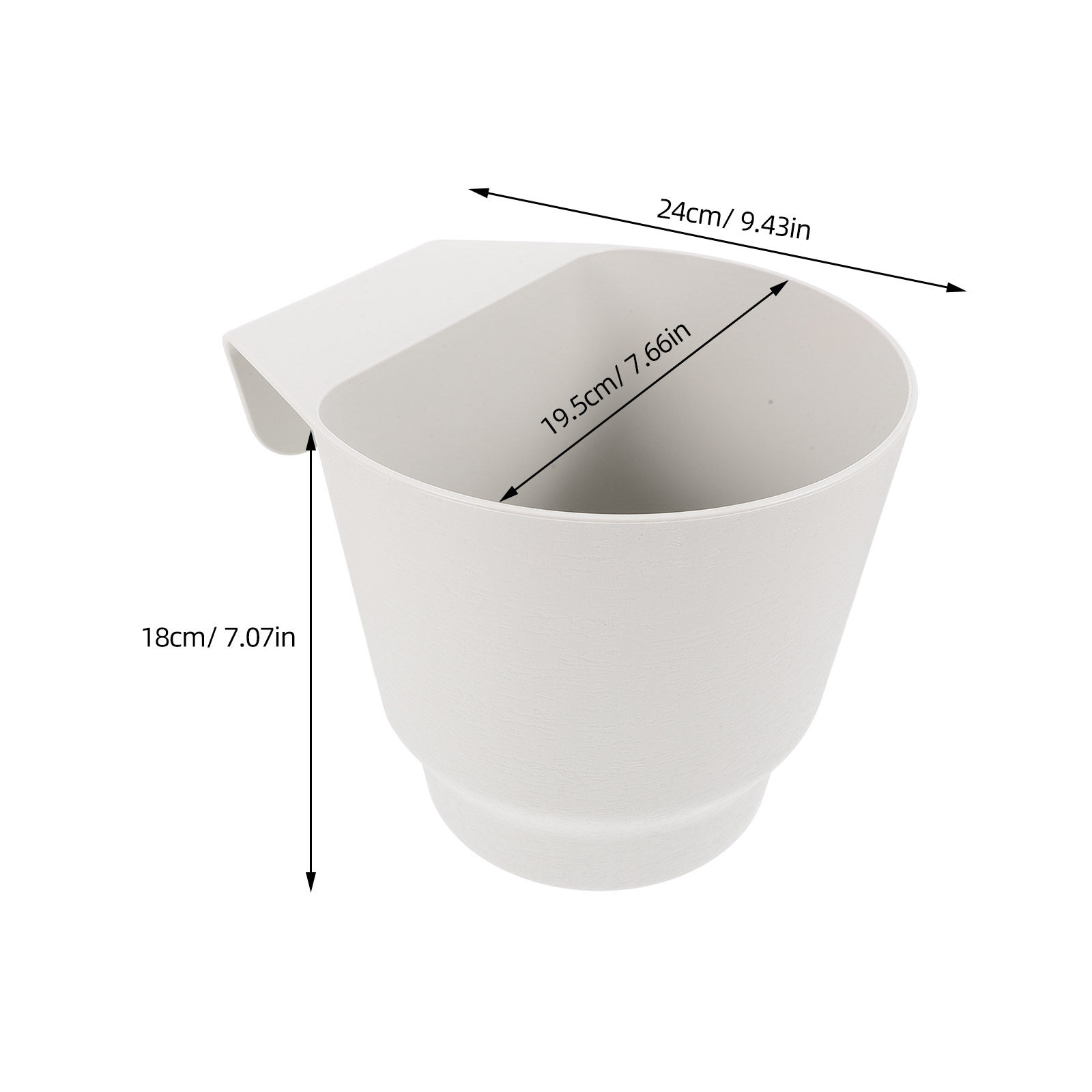 自動給水プラスチック製紫の花鉢、装飾プランター、自動給水フラ - Self-Watering Planter のレビューと価格
