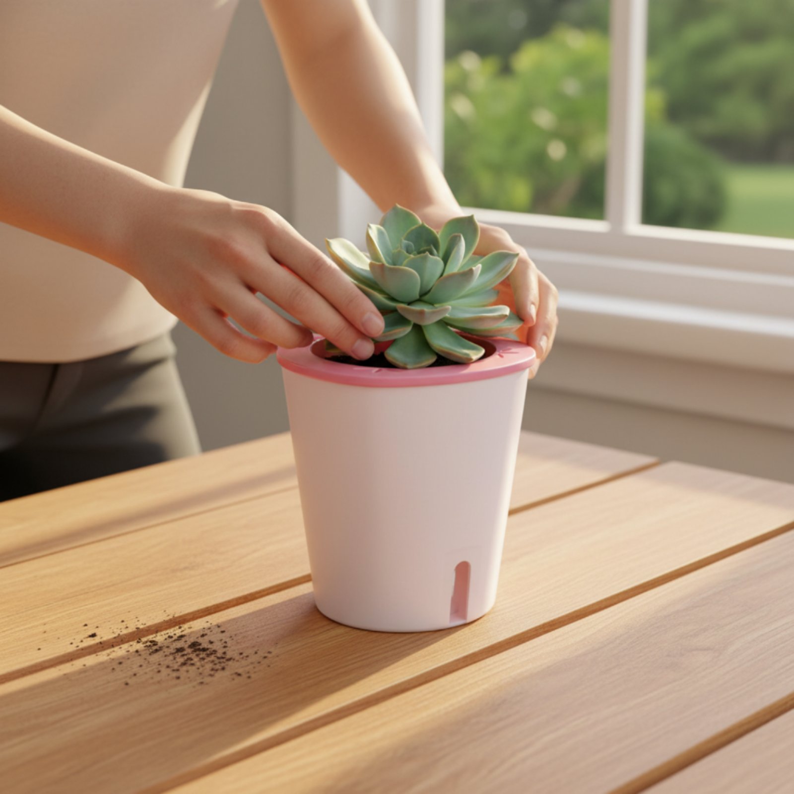 自動給水プランター 大型自動給水ポット 水貯蔵プランター 水 - Self-Watering Planter のレビューと価格