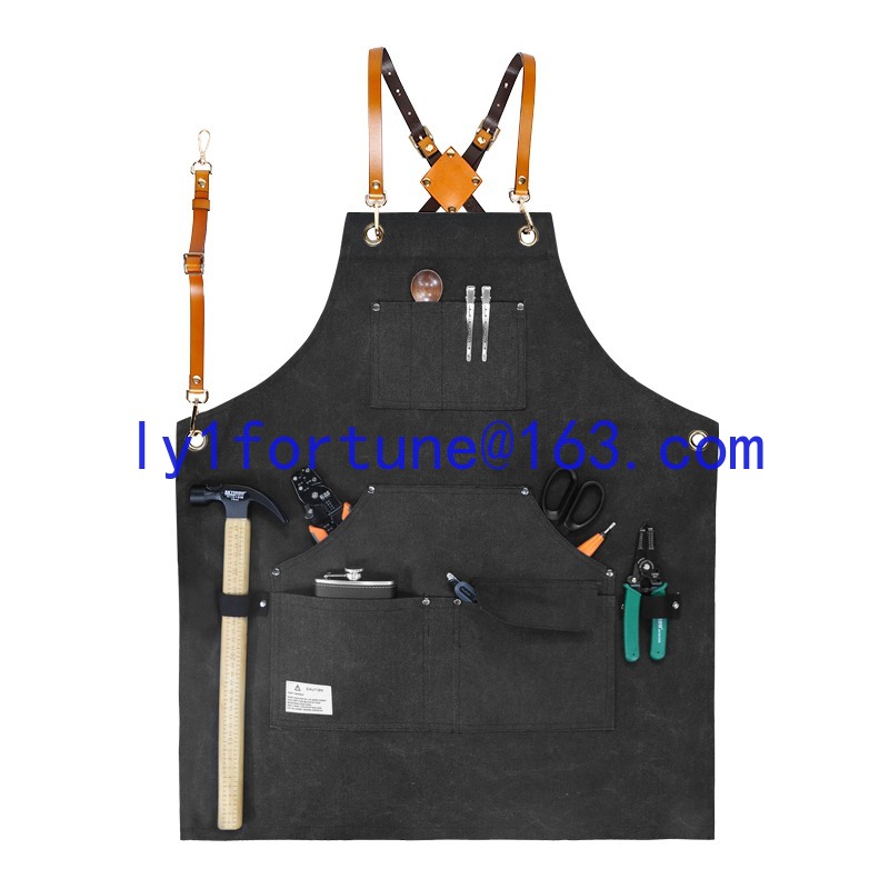 厚手の防水キャンバスエプロン、カスタムロゴ印刷、大工、庭師、 - Gardening Tools Logo のレビューと価格