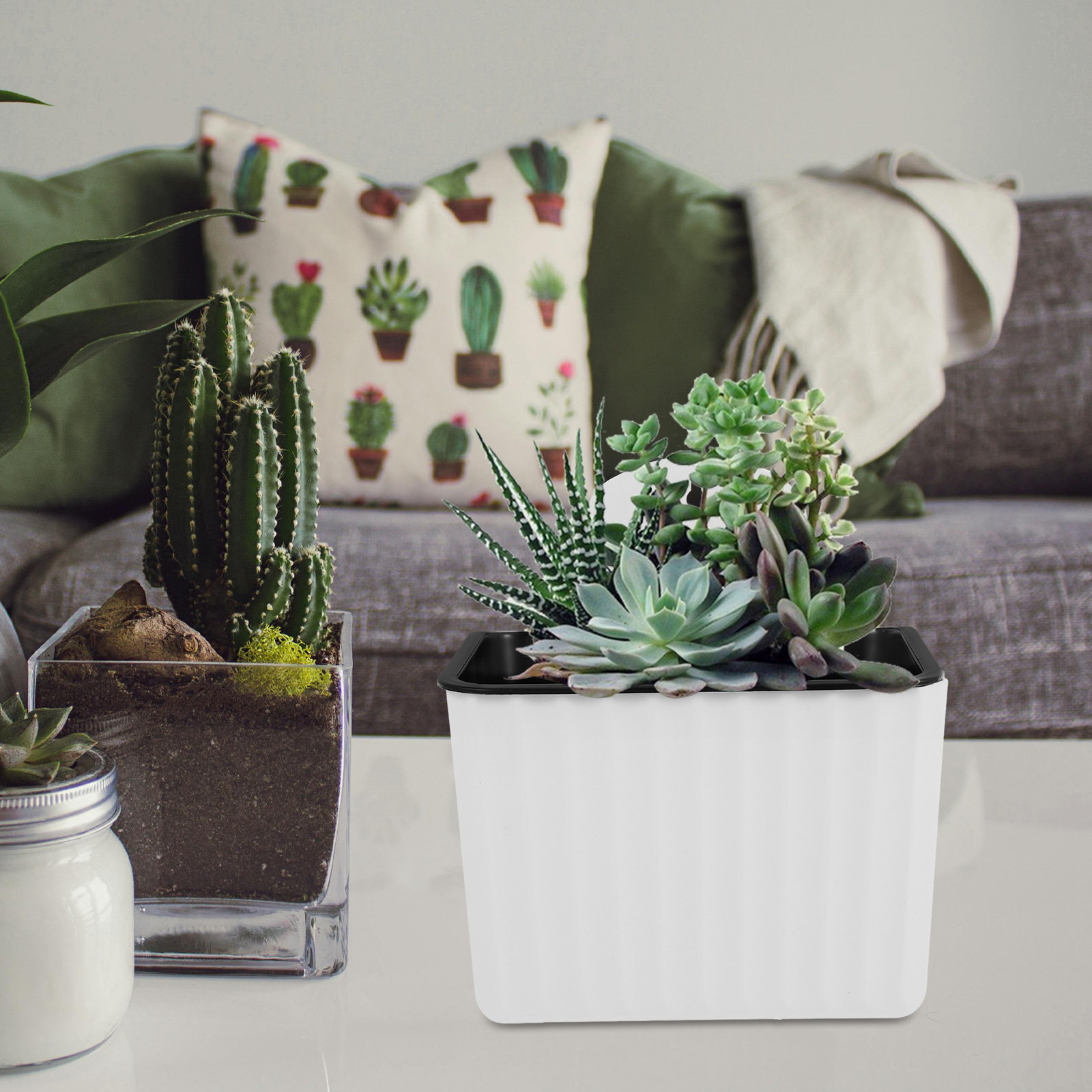 2個セット 自動給水式植木鉢 吊り下げプランター プラスチッ - Self-Watering Planter のレビューと価格