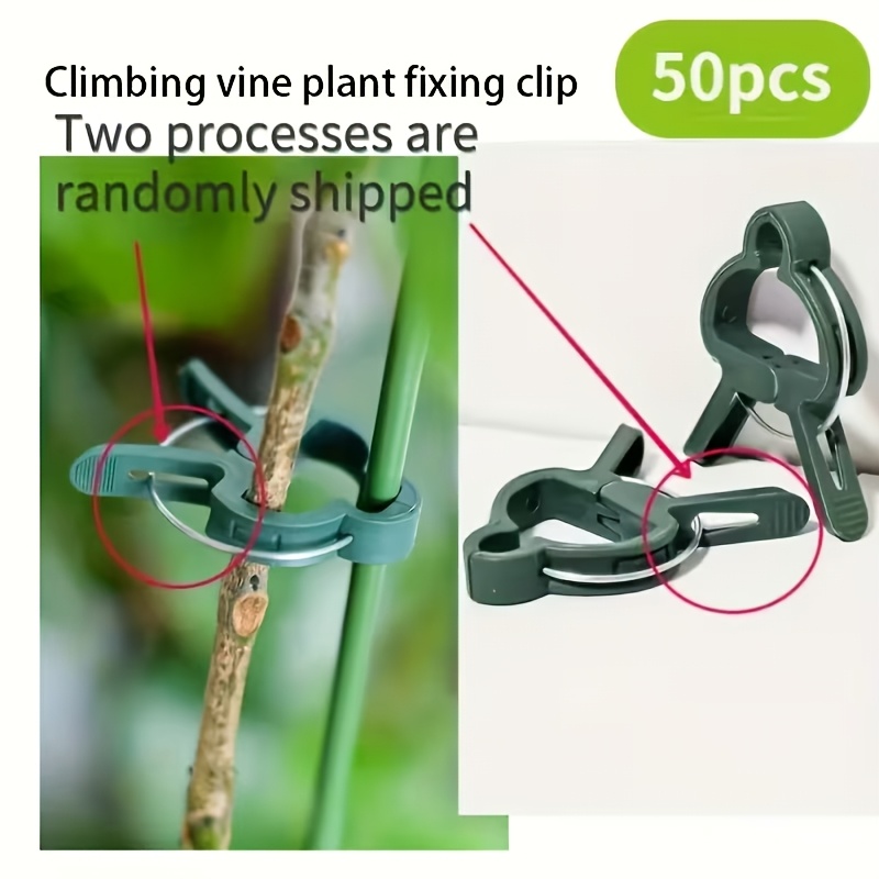 20個の調節可能な植物サポートクリップ – トマト、つる植物 - Gardening Tools For Vines のレビューと価格