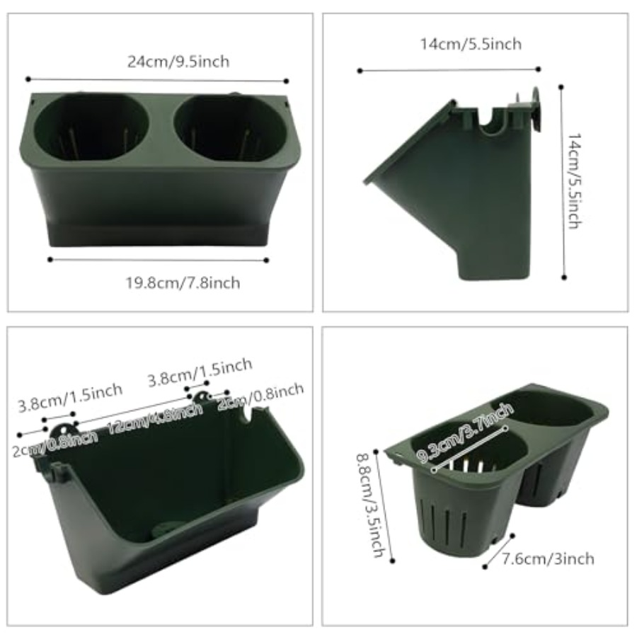 バルコニーや庭用の垂直壁掛けプランター、耐久性のある生地製、 - Self-Watering Planter のレビューと価格