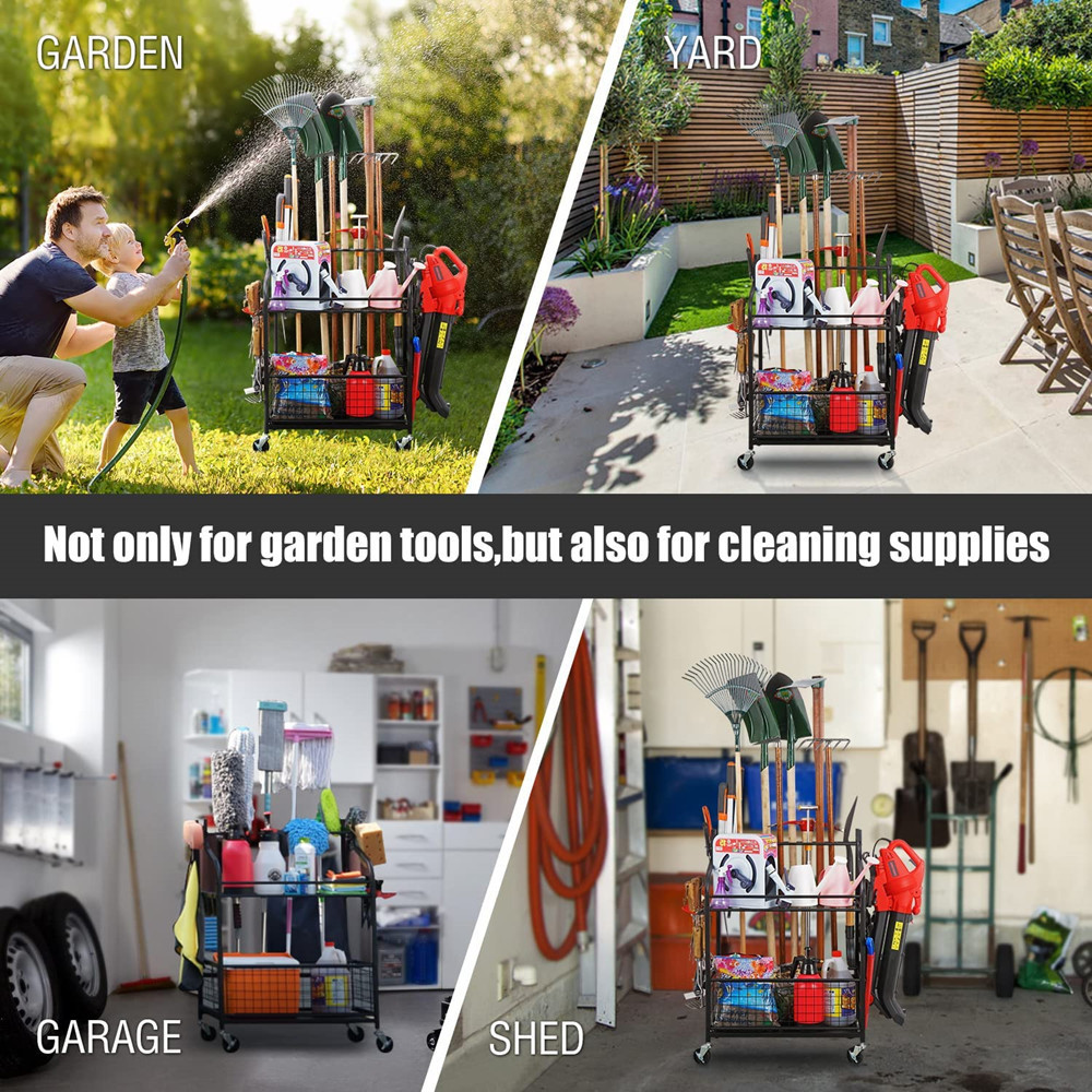 ガーデンツールオーガナイザー、庭用具整理、ガレージツールホル - Gardening Yard Tools のレビューと価格