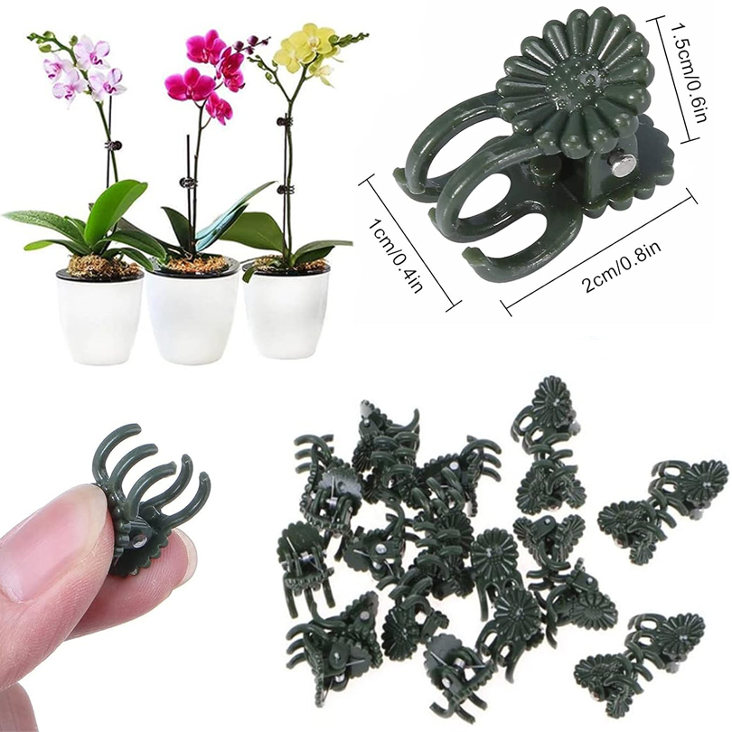 偽の植物クリップ,胸,蝶,蘭,フラワークリップ,ガーデンアク - Gardening Tools For Vines のレビューと価格
