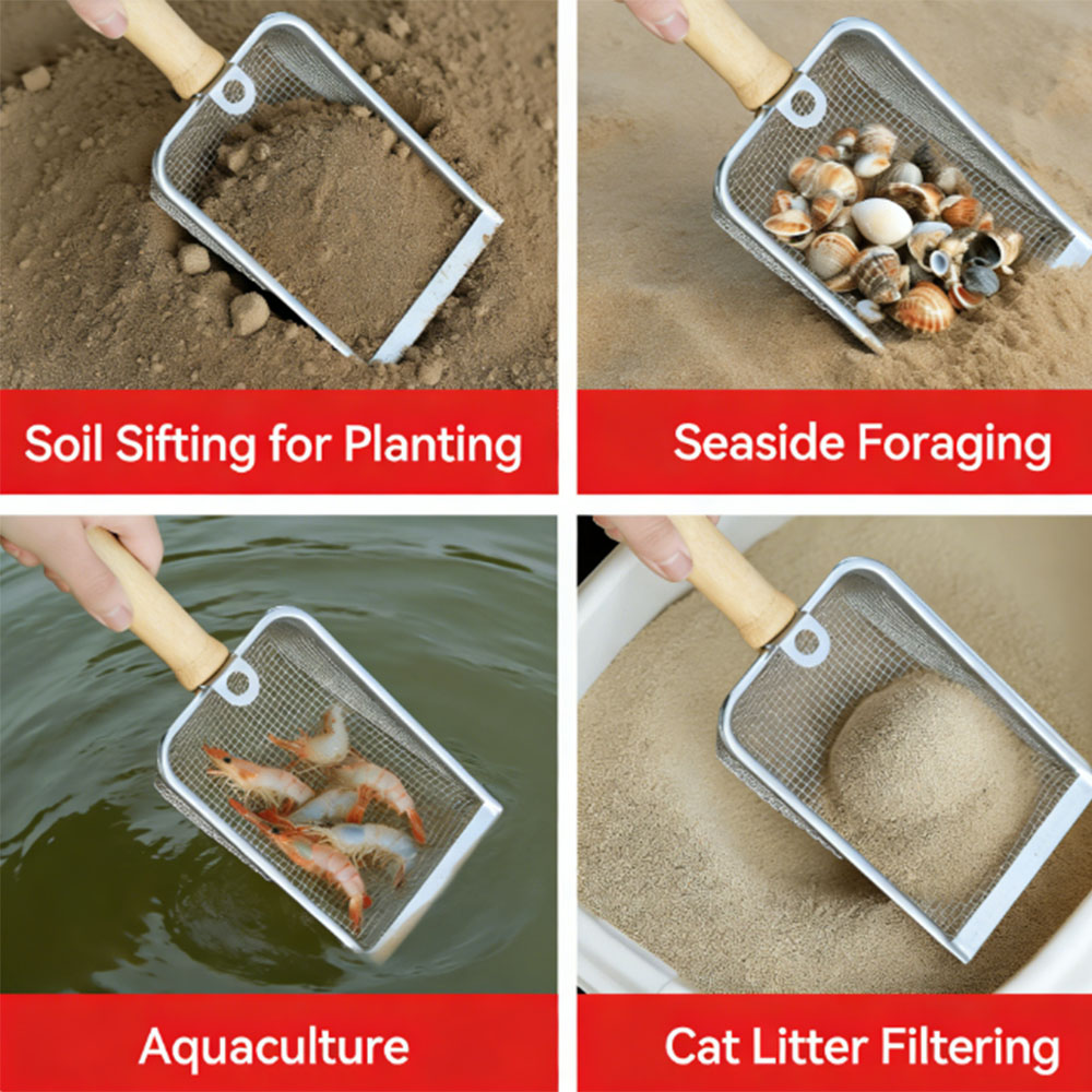 必須の土壌ふるい、ステンレス製園芸用シャベルツール、砂と粒子 - Gardening Tools Must Haves のレビューと価格